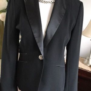 Black tuxedo jacket